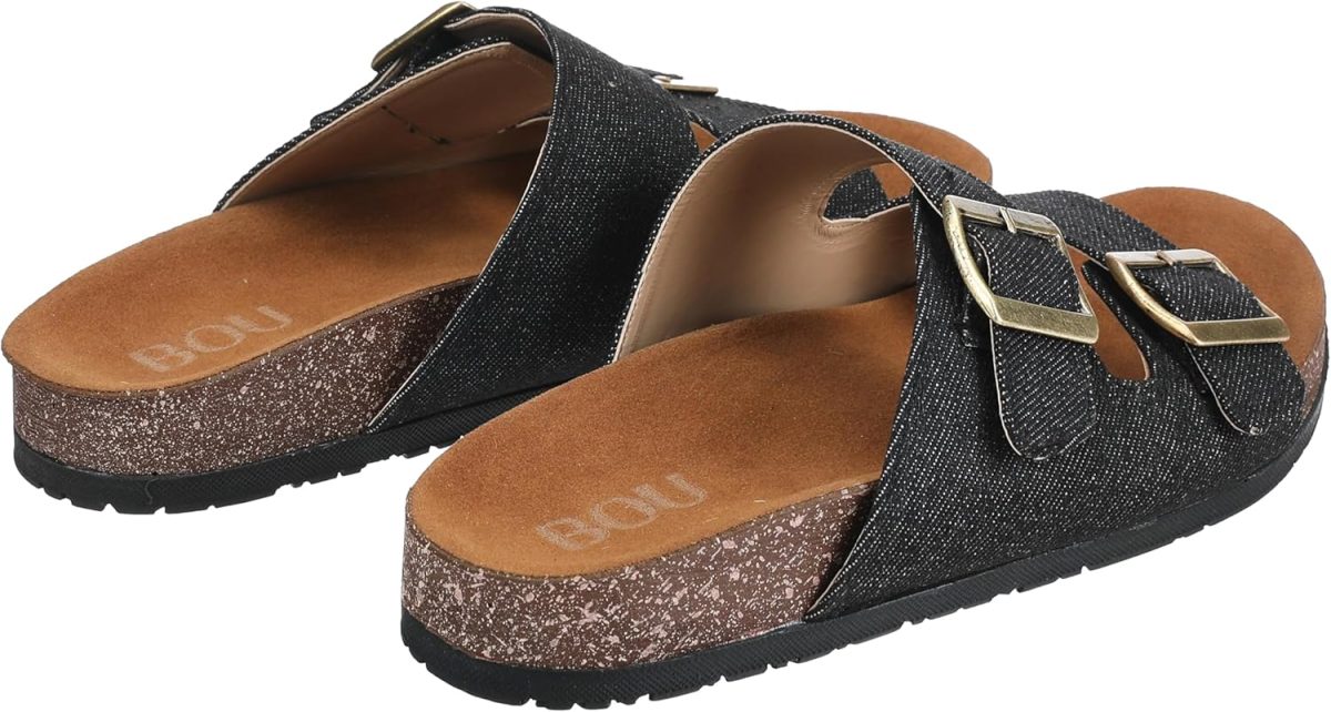 ⁦BOU womens BOU00DENSLP Flat Sandal⁩ - الصورة ⁦2⁩