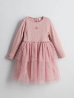 ⁦LC WAIKIKI Crew Neck Floral Girls' Dress⁩ - الصورة ⁦2⁩