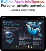 ⁦Apple iPad Air 13-inch with M3 chip Built for Apple Intelligence, Liquid Retina Display, 256GB, 12MP Front/Back Camera, Wi-Fi 6E, Touch ID, All-Day Battery Life — Purple⁩ - الصورة ⁦2⁩