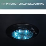 ⁦Heinrich´s Drinks Fridge, Mini Fridge with Glass Door, Compact and Quiet: 40 dB, LED Interior Lighting, Perfect for Office, Camping 4 to 18 °C, (88 Litres/3 Shelves/40 db) [Energy Class D]⁩ - الصورة ⁦4⁩