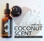 ⁦Beard Oil for strengthening beard growth and nurturing hair follicles - 50 ml - with Argan, Jojoba, Avocado, Sweet Almond, Grapefruit, Macademia and Vitamin E - Unibeard oil with coconut scent⁩ - الصورة ⁦5⁩