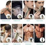 ⁦v-110 Men's Complete Grooming Kit 8 in 1 Rechargeable 180 Mins Runtime Charging and Electricity⁩ - الصورة ⁦2⁩