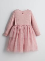 ⁦LC WAIKIKI Crew Neck Floral Girls' Dress⁩ - الصورة ⁦3⁩