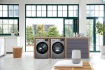 ⁦LG Vivace Washing Machine 8KG, with AI DD technology, Silver, model number F4R5TYG2T⁩ - الصورة ⁦8⁩