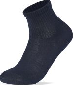 ⁦Sam Socks Kids Set of 3 Half Long School Plain Socks Navy Blue size 30-33 EU⁩ - الصورة ⁦2⁩