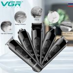 ⁦Vgr V175 Professional Cord Cordless Grooming Kit With 5 Guide Combs Runtime 150 Min Trimmer For Men, Black, Standard,1 Count⁩ - الصورة ⁦3⁩