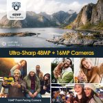 ⁦Ulefone Armor Pad 2 11 inch 2K FHD+ Screen Rugged Tablet, 18600mAh, Camping Light, Octa Core 16GB + 256GB Android 13, 48MP Rear Camera, 4G Dual SIM IP68 Waterproof Android Tablet GPS NFC-Yellow⁩ - الصورة ⁦7⁩