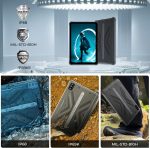 ⁦HOTWAV 2023 Android 13 Outdoor Tablet 10.4'' R6 Ultra Tablets with (8+8 Expand) GB RAM + 256GB ROM 1TB TF, 15600mAh Akku, Octa-core Tablet PC with 2000x1200 FHD+, 16MP Camera⁩ - الصورة ⁦6⁩