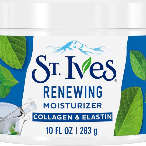 St. ives facial moisturizer renewing skin collagen & elastin, 283 g