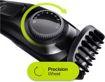 ⁦Braun Beard trimmer BT3222 With Precision dial and 1 Comb, 20 Length Settings, Black⁩ - الصورة ⁦4⁩