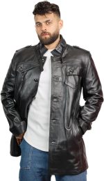 Men's Genuine Leather Tunic