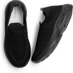 ⁦حذاء سهل الارتداء للنساء-حذاء رياضي خفيف الوزن ومزود بمسامات للتهوية من قماش منسوج، بنعل غير قابل للانزلاق، مناسب للجري والجيم والاستخدام اليومي MW1⁩ - الصورة ⁦3⁩