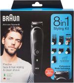 ⁦Braun All-in-one Trimmer 5 MGK5260 – 8-in-1 – Beard, Body & Hair Clipper 6 attachments and Gillette Fusion5 ProGlide Razor⁩ - الصورة ⁦2⁩