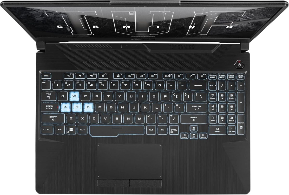 ⁦ASUS TUF FA506NFR-HN007W laptop/AMD Ryzen 7-7435HS / 8GB Ram / 512GB SSD/Nvidia RTX 2050 4GB / 15.6" FHD 144Hz / Win11 / Graphite Black/En-Ar RGB⁩ - الصورة ⁦3⁩