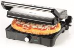 Kenwood contact grill,2000w, adjustable grill positions, silver,hgm31.000si - الصورة 3