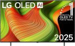 LG 65 inch OLED AI B5 4K 120Hz Smart TV AI Magic remote webOS25 - OLED65B56LA.AFU (2025 Model)