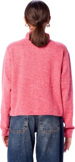 ⁦Ravin womens Pink Long Sleeves Slip On Pullover Women Pullover⁩ - الصورة ⁦3⁩