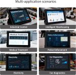 ⁦HEIGAOLA Rugged Tablet Win 11 Pro,Celeron Quad-Core 8GB RAM/128 GB ROM,FHD 10.1 INCH Touchscreen HDMI 2.0 Tablet PC IP67 Waterproof,16000mAh Battery,BT 5.2 WiFi 5.0 Ethernet⁩ - الصورة ⁦9⁩