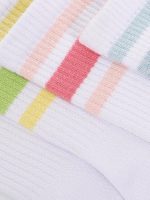 ⁦LC WAIKIKI Striped Girl Child Socks 5 Pack⁩ - الصورة ⁦5⁩