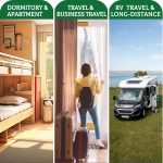 ⁦Moyufoby Portable Clothes Dryer | Mini Dryer For Clothes | Portable Dryer For Apartments - Compact, Multi-Scenario Use for Travel, Apartment, Hotel, Studio, Home⁩ - الصورة ⁦7⁩