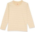 JIL Girls White Argyle Kids Long Sleeve Tee SHIRT