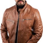 Genuine leather jacket for men