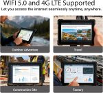 ⁦HEIGAOLA Rugged Tablet Win 11 Pro,Celeron Quad-Core 8GB RAM/128 GB ROM,FHD 10.1 INCH Touchscreen HDMI 2.0 Tablet PC IP67 Waterproof,16000mAh Battery,BT 5.2 WiFi 5.0 Ethernet⁩ - الصورة ⁦7⁩