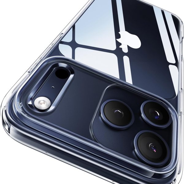 CASEKOO for iPhone 17 Pro Max Case Crystal Clear, 3X Anti-Yellow & Virgin TPU, 15FT Military-Grade Drop Protection, Slim Transparent Women Men Funda para for iPhone 17 Pro Max Case 6.9 inch, Clear