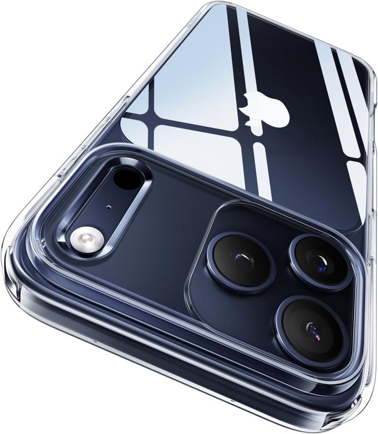 CASEKOO for iPhone 17 Pro Max Case Crystal Clear, 3X Anti-Yellow & Virgin TPU, 15FT Military-Grade Drop Protection, Slim Transparent Women Men Funda para for iPhone 17 Pro Max Case 6.9 inch, Clear