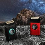 ⁦VGR 377 Foil Shaver for Men, Electric Razor for Shaving Face with Double Foil, 21-Speed 9000 RPM Motor Bald Shavers LED Display Titanium Foils, Barber Supplies (Black), Men's Gifts⁩ - الصورة ⁦7⁩