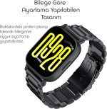 ⁦Rongep Link Model Steel Band Compatible with Xiaomi Redmi Watch 5 Active/Redmi Watch 5 Lite/Watch 2/2Pro/S3/S1/S1Pro/S1Pro/S1 Active Anti-rust Strap⁩ - الصورة ⁦8⁩