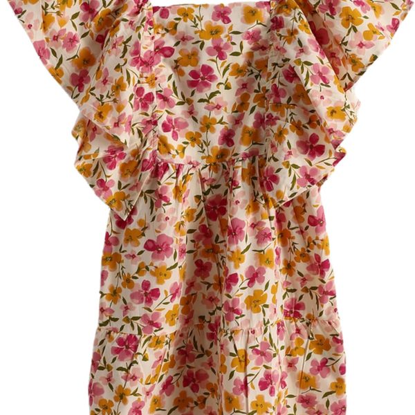 LC WAIKIKI Square Neck Girls' Dress