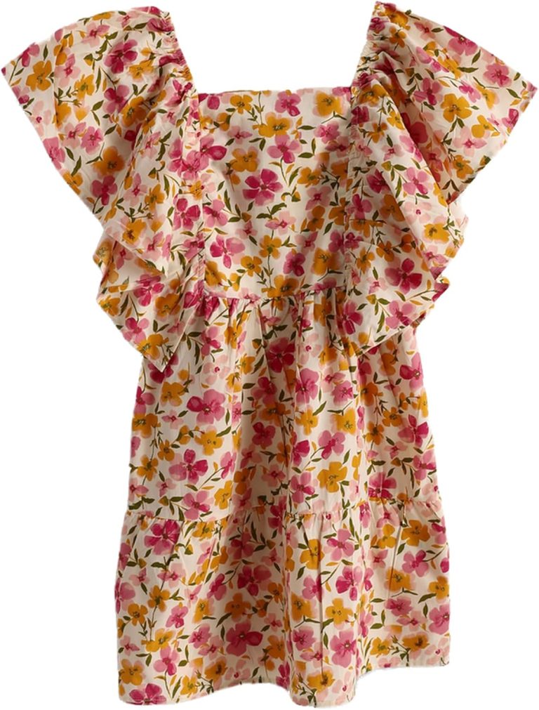LC WAIKIKI Square Neck Girls' Dress