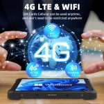 ⁦HEIGAOLA Rugged Tablet Win 11 Pro,Celeron Quad-Core 8GB RAM/128 GB ROM Windows Tablet,4G LTE GPS FHD 10.1 INCH Touchscreen HDMI2.0 Tablet PC IP67 Waterproof,16000mAh Battery,BT 5.2 WiFi 5 Ethernet⁩ - الصورة ⁦4⁩