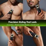 ⁦Oraimo BEARD & BODY Trimmer | balls friendly Skin Protected Blades | 150MIN RUN TIME | Self-Sharpening Blades | Travel Lock | Type-C Fast Charging (OPC-TR12)⁩ - الصورة ⁦2⁩