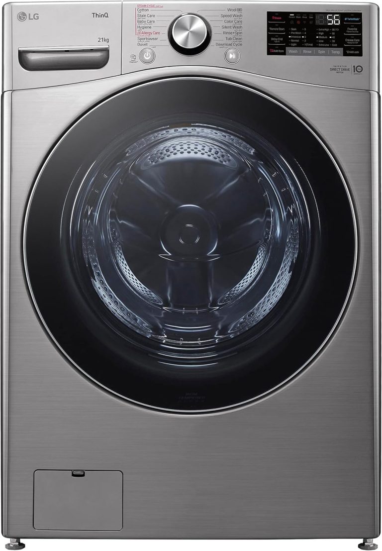 LG Washer, 21 Kg, Stainless Silver - F0P2CYV2T.ASSPEEC