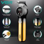 ⁦VGR Men's Beard Trimmer Rechargeable with Turbo Mode - Professional Ceramic Blades - Cordless Hair Clippers - Electric Shaver Razor⁩ - الصورة ⁦2⁩