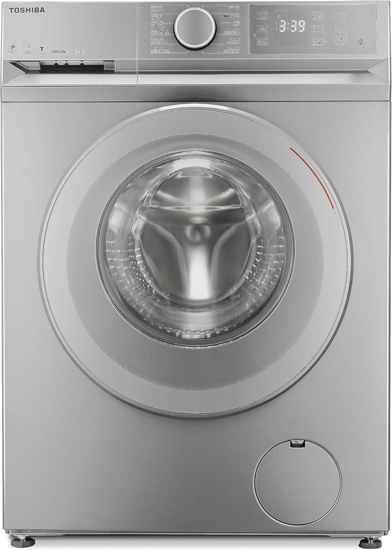 Toshiba Washing Machine, Tw-Bl90A4Eg(Ss), Ultra Fine Bubbles,UFB,Great Waves,Steam,Smart Control (Wifi) 8 Kg Silver, Automatic