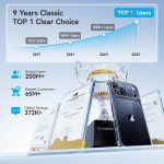 ⁦CASEKOO for iPhone 17 Pro Max Case Crystal Clear, 3X Anti-Yellow & Virgin TPU, 15FT Military-Grade Drop Protection, Slim Transparent Women Men Funda para for iPhone 17 Pro Max Case 6.9 inch, Clear⁩ - الصورة ⁦2⁩