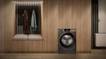 ⁦Haier 8 KG Front Loading Washing Machine, 525 mm Super Drum, BLDC Inverter Motor, Laser Welding, Steam, Silver, HW80-BP14929AS6⁩ - الصورة ⁦9⁩