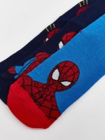⁦LC WAIKIKI Boy Spider-Man Patterned Ankle Socks 3-pack⁩ - الصورة ⁦4⁩