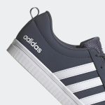 ⁦Adidas VS Pace Faux Leather Contrast Three Side Stripe Front Logo Skateboarding Shoes for Men - Dash, 42 2/3⁩ - الصورة ⁦4⁩
