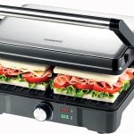 Kenwood contact grill,2000w, adjustable grill positions, silver,hgm31.000si