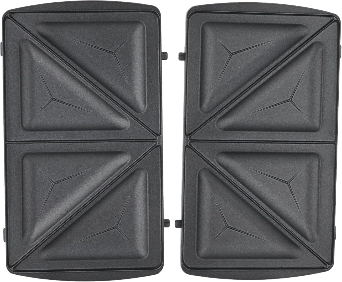 ⁦Kenwood sandwich maker 3 in 1, steel/black, smm01.aobk⁩ - الصورة ⁦3⁩