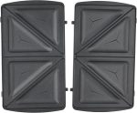 Kenwood sandwich maker 3 in 1, steel/black, smm01.aobk - الصورة 3
