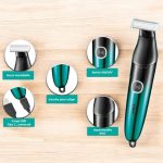 ⁦V-339 Professional Dual-Sided Hair Trimmer, 600mAh Battery, IPX7 Waterproof, 90-Min Runtime, 5 Stubble Combs, USB Charging⁩ - الصورة ⁦7⁩