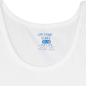 ⁦Cottonil Under Shirt For Boys - White⁩ - الصورة ⁦4⁩