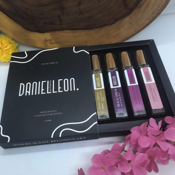Daniel Leon, Female Tester Perfume Package, SO SEXY, Mademoiselle, Black Opium, & Tiziana Terenzi Kirke 10 ml