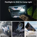 ⁦FOSSIBOT DT2 10.4in Rugged Tablet, 22000mAh 20GB+256GB Waterproof, 66W Rapid Charging, 2K Display, Android 13, 4G LTE/WiFi 6, G99 Chip, 64+32MP, IP68/IP69K, Fingerprint/Face Unlock, OTG⁩ - الصورة ⁦7⁩