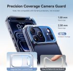 ⁦CASEKOO for iPhone 17 Pro Max Case Crystal Clear, 3X Anti-Yellow & Virgin TPU, 15FT Military-Grade Drop Protection, Slim Transparent Women Men Funda para for iPhone 17 Pro Max Case 6.9 inch, Clear⁩ - الصورة ⁦4⁩